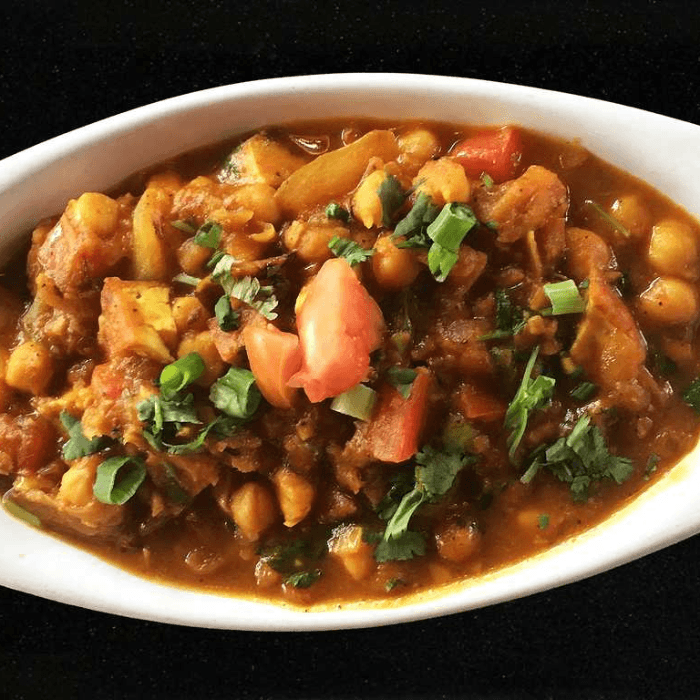 Chana Masala Curry.