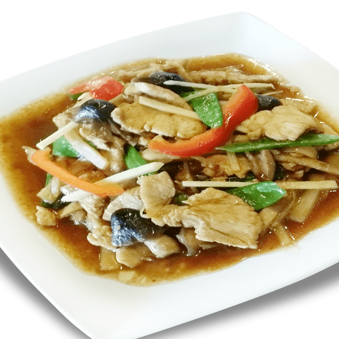 Pad Khing Sod (Fresh Ginger).