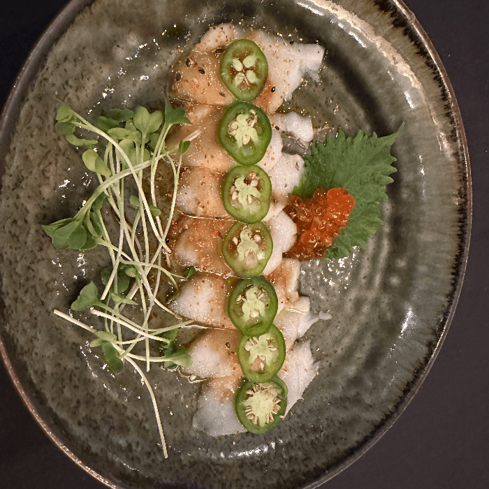 White Tuna Carpaccio.