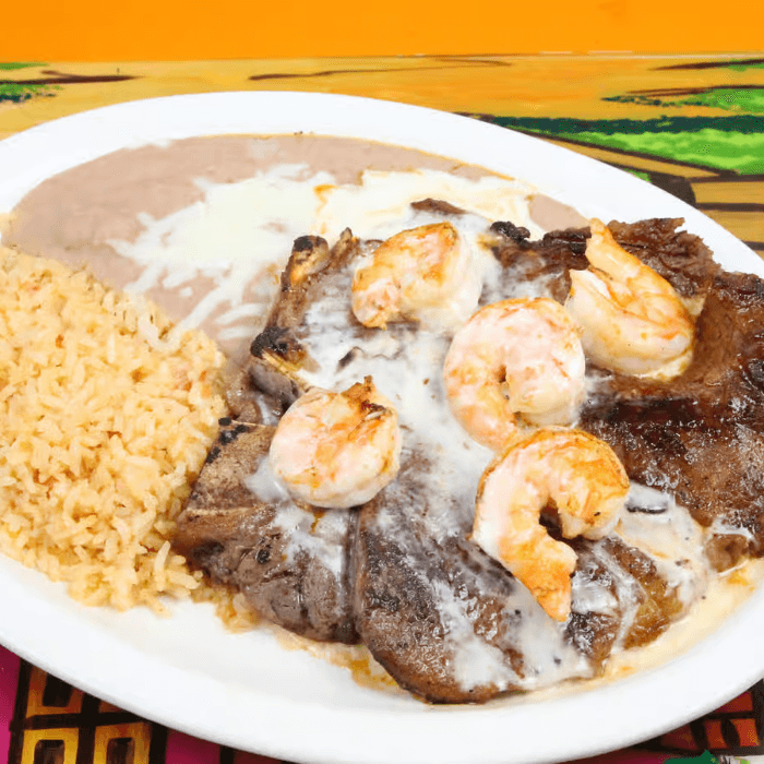 Steak & Shrimp.