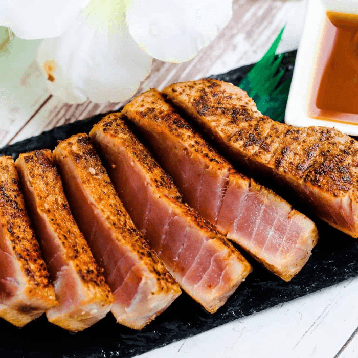 Sliced Blackened Tuna