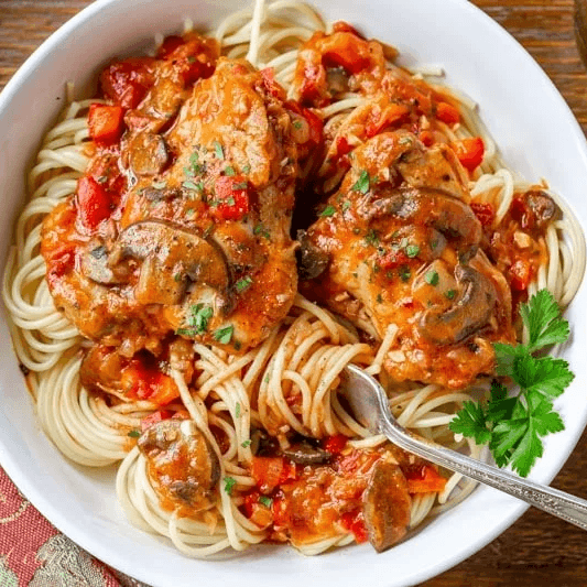 Chicken Cacciatore Pasta