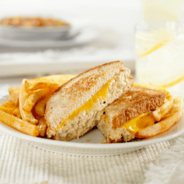 Kid Grilled Cheese with Fries