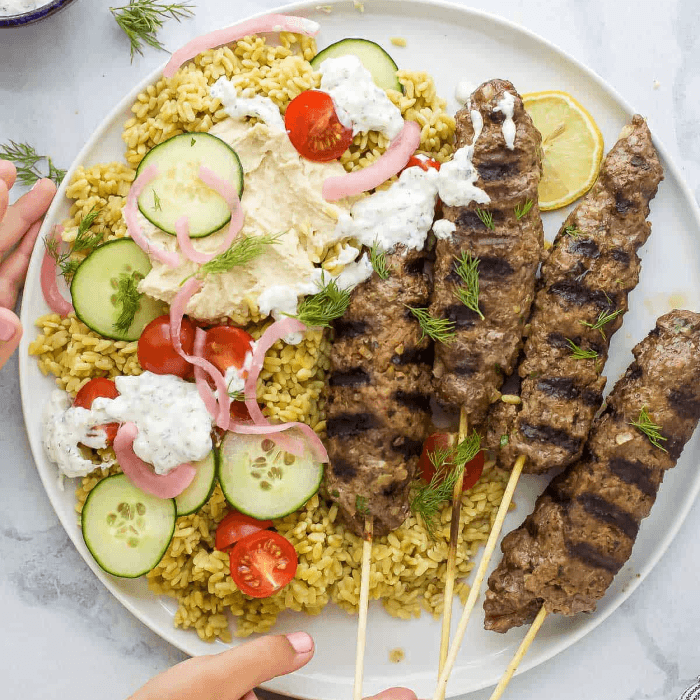 Ground Beef / Lamb Platter