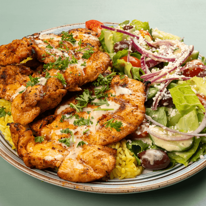 Chicken Shish Kabob Combo Plate