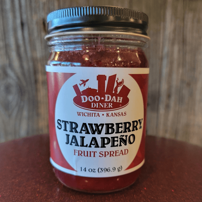 Doo-Dah Diner Strawberry Jalapeno Jam.