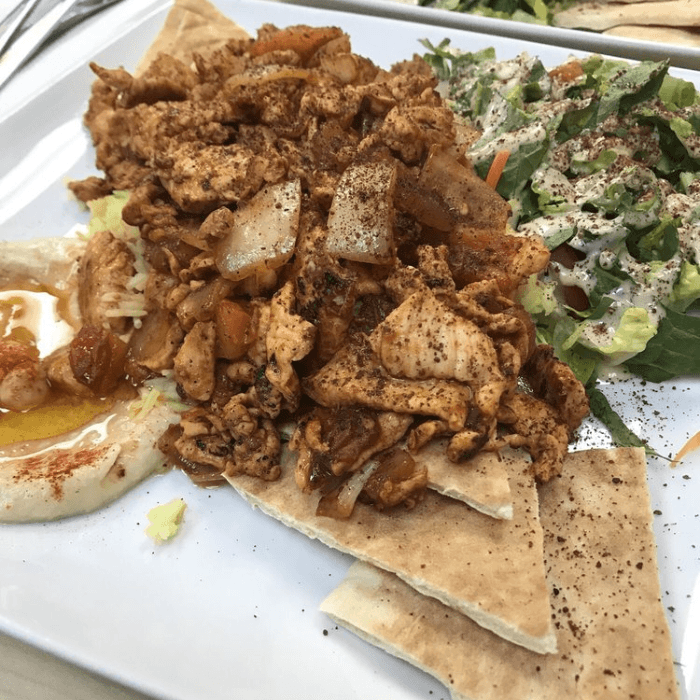 Chicken Shawarma Plate.