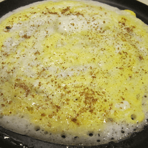Egg Dosa  (No Potato Masala)