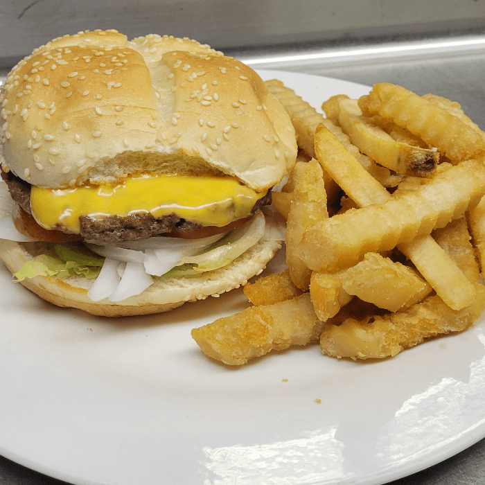 Burger and Fries