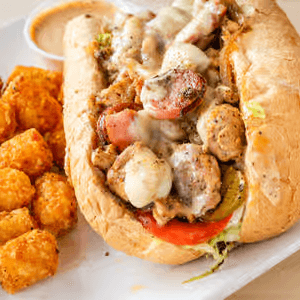 Chicken & Sausage Po'boy.