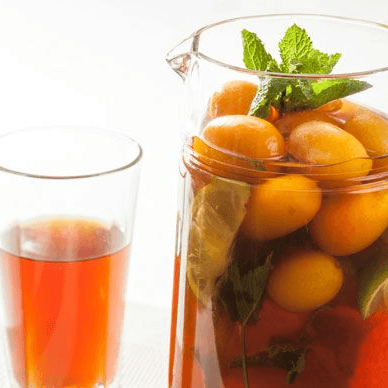 Mango Kumquat Iced Tea