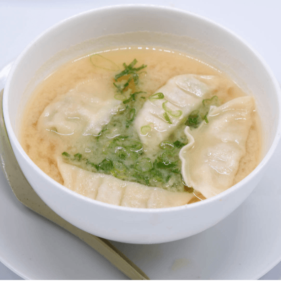 Chicken Gyoza Miso Soup