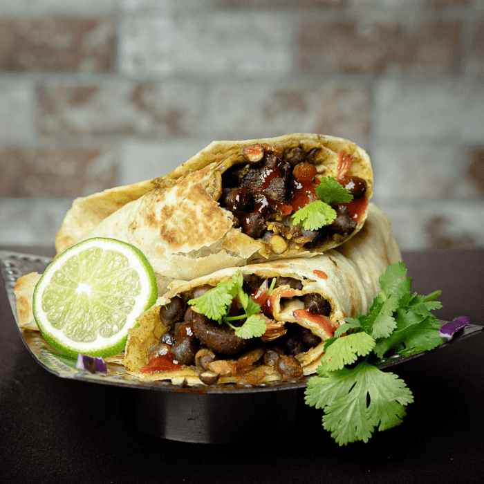 Chana Masala Kati Roll