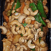 Cashew Chicken.