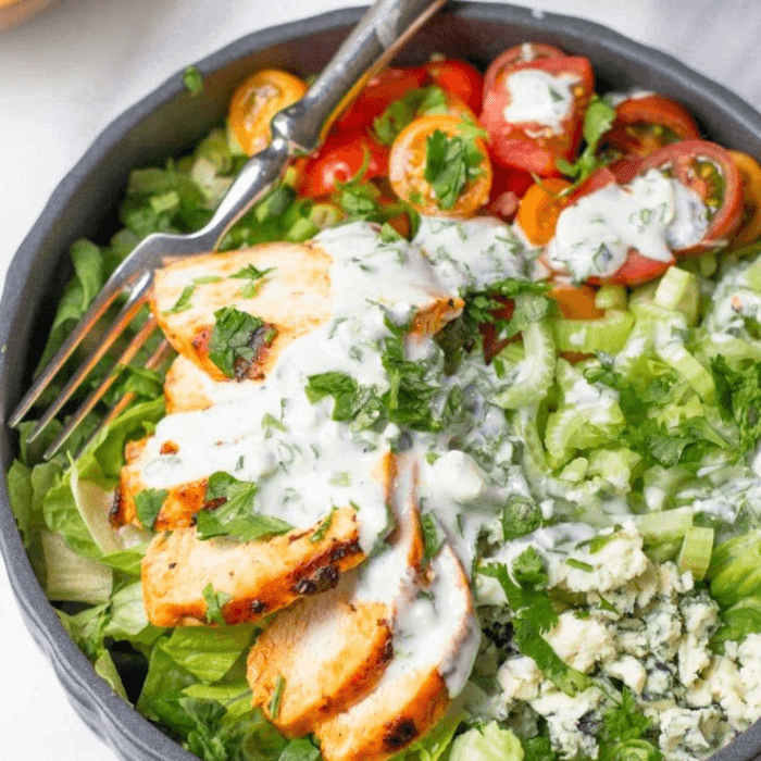 Large Chicken Cheese Salad