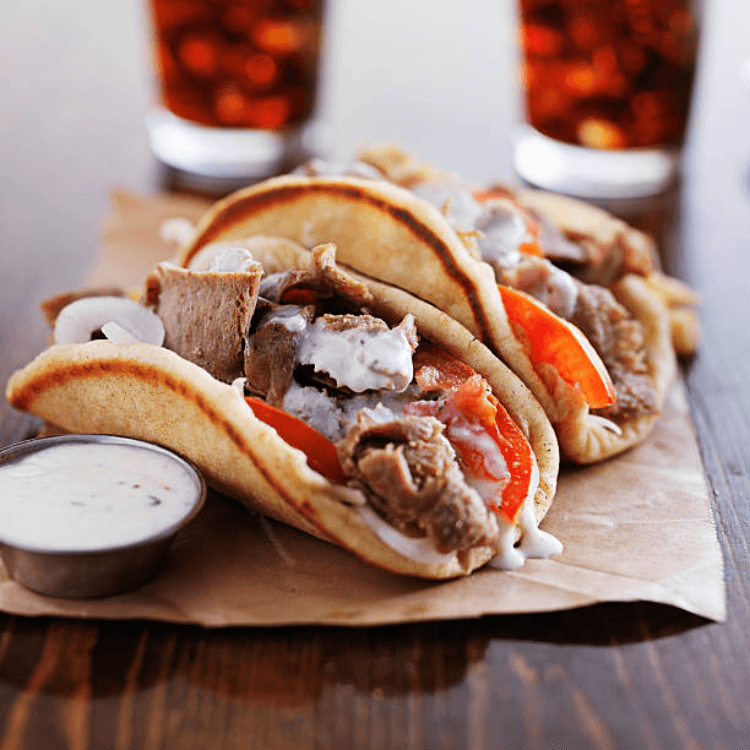 Gyro Platter Sandwich Lunch