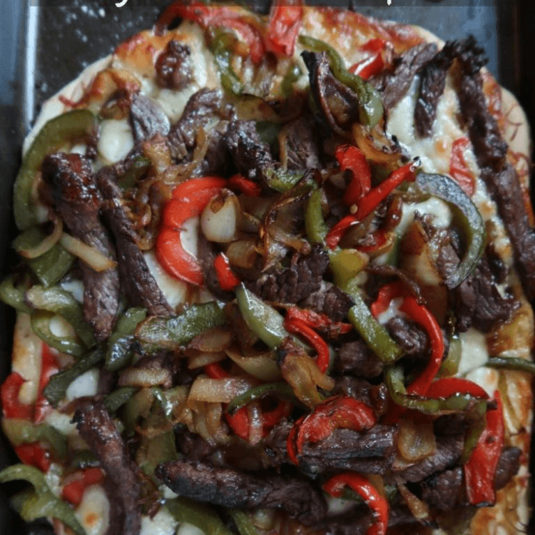 Philly Steak Gluten Free Pizza