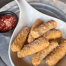 Fried Mozzarella Sticks with Marinara.