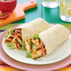 Honey Mustard Grilled Chicken Wrap