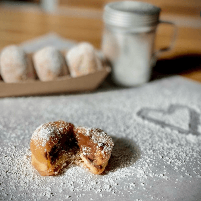 (6) Hazelnut Chocolate Beignets