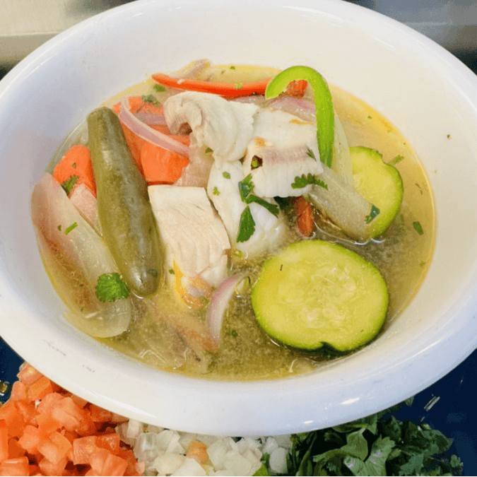 Caldo de Pescado.