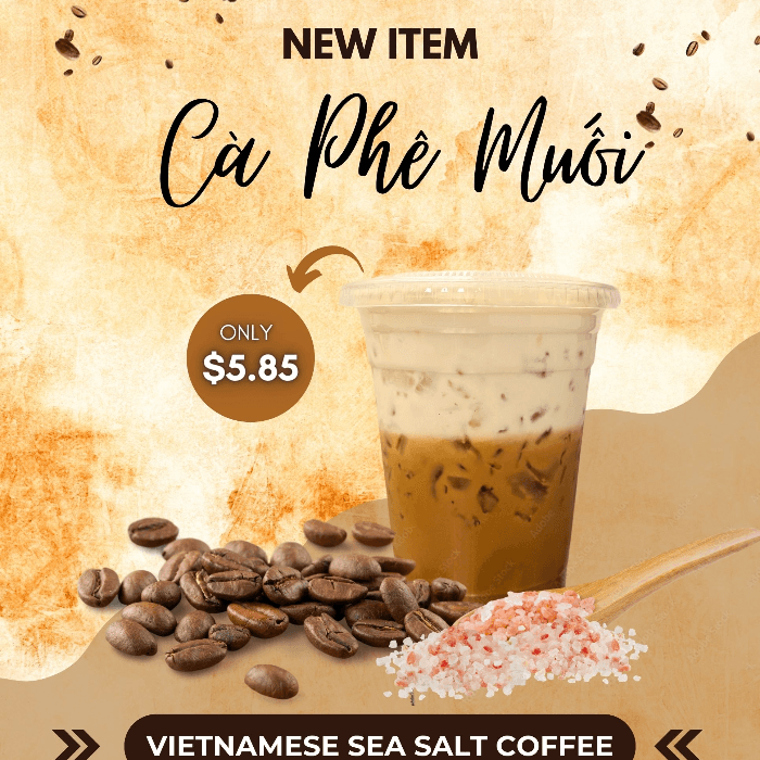 Cà Phê Muối (Vietnamese Salt Coffee).