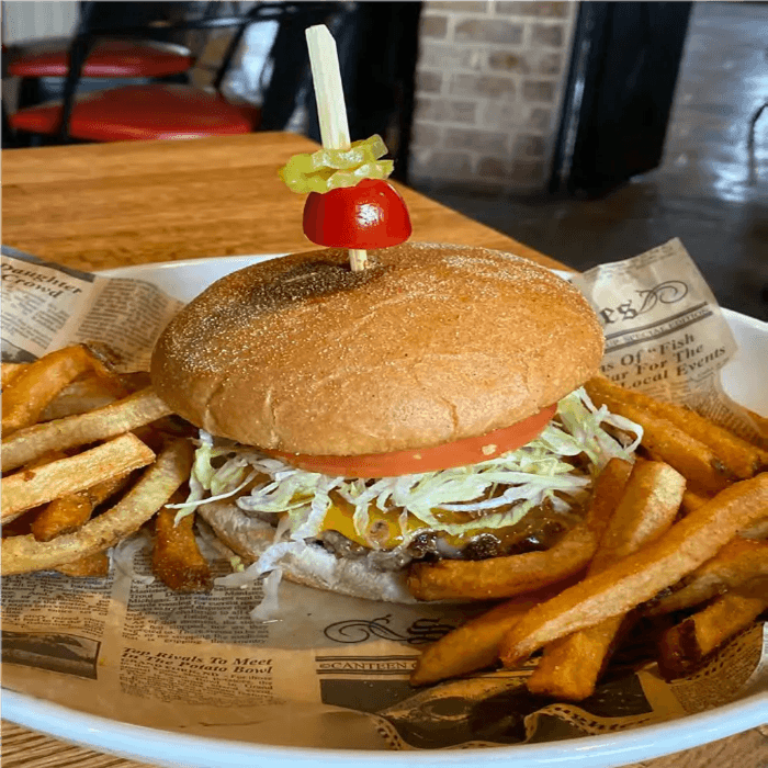 Smokey BBQ Bacon Burger.