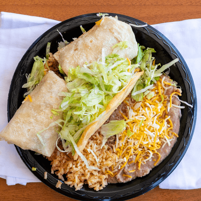 Shredded Beef Burrito.