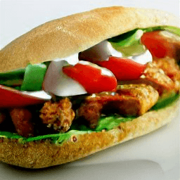 7. Chicken Kebab Syrian Sandwich.