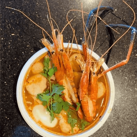 Hot and Sour Seafood Ramen