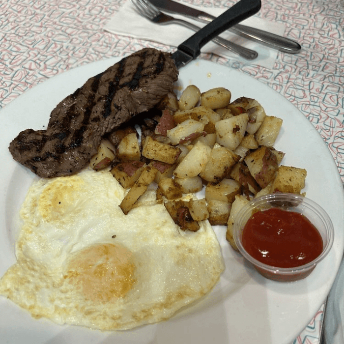 Sinatra's Favorite Steak and Eggs