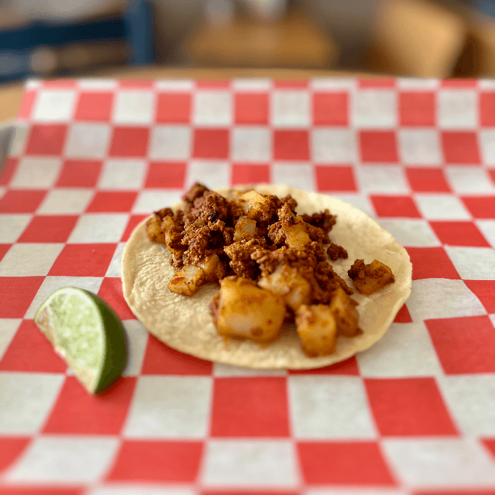 Chorizo Y Papa Taco