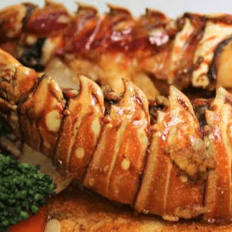 Lobster Tail Tossed with Garlic Butter Sauce