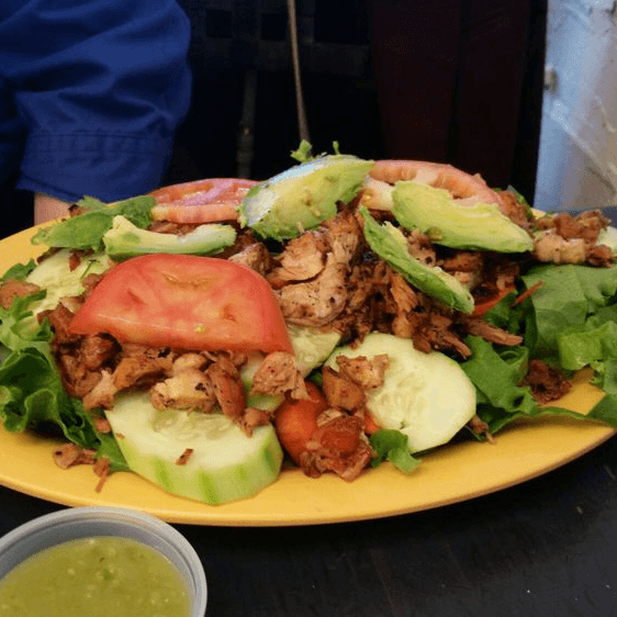 Fresh Mexican Salads: Tacos, Ensalada de Pollo