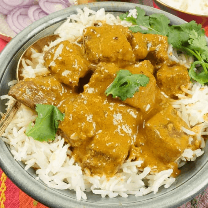Coconut Lamb Curry Dinner