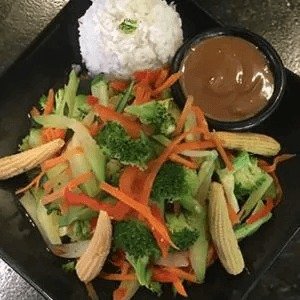 Steamed Vegetables.