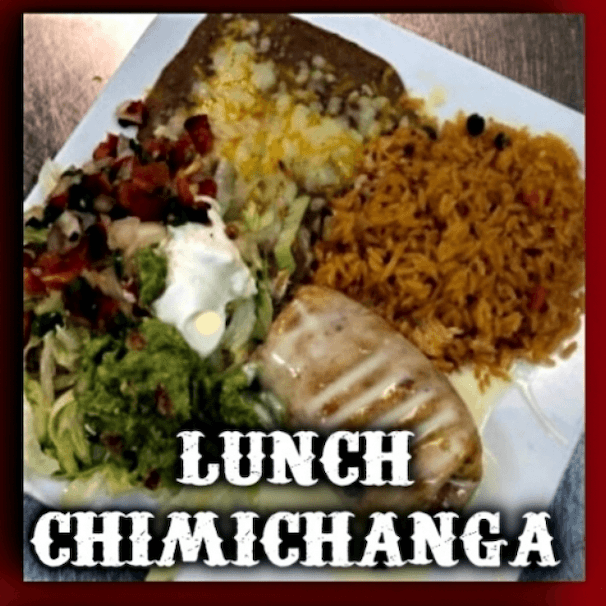 Lunch Chimichanga.