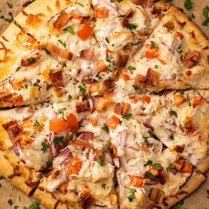Chicken Bacon Ranch Pizza
