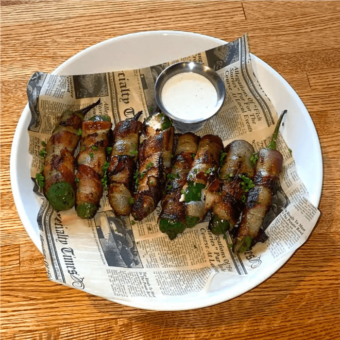 Bacon Wrapped Jalapenos.