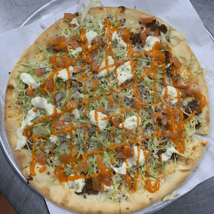 Steak Taco Pizza (Small 12'').