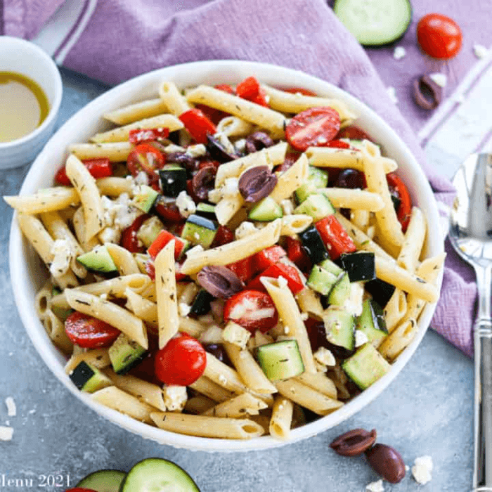Penne Pasta Salad Lunch