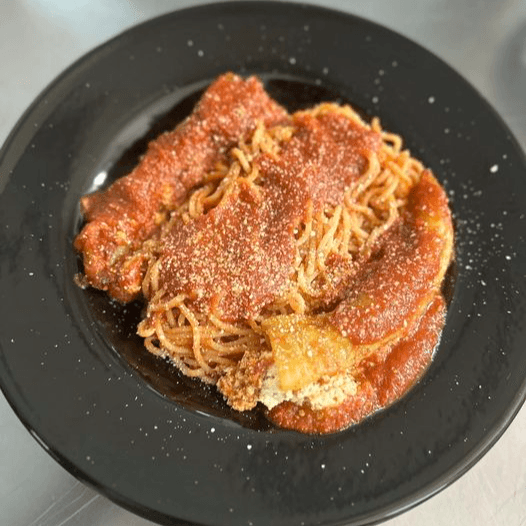 Spaghetti with Sausage Link