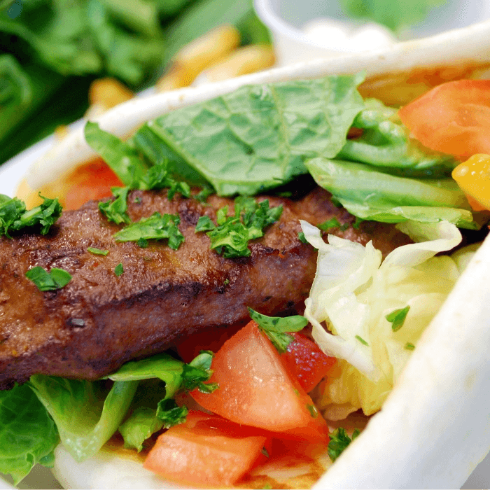 Beef Kofta Wrap.