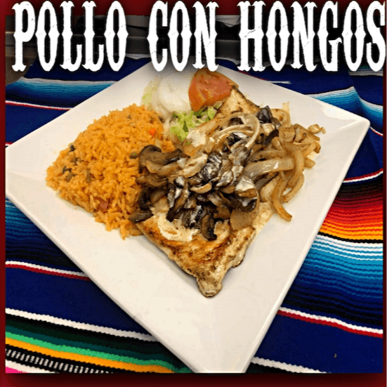Pollo Con Hongos.