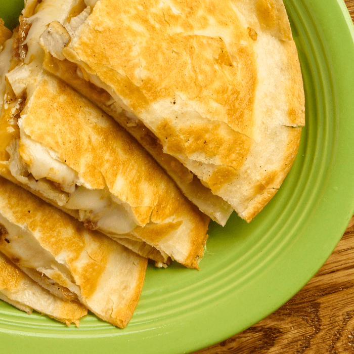 Quesadillas.