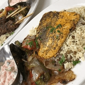Delicious Salmon Dishes at Our Middle Eastern Restaurant