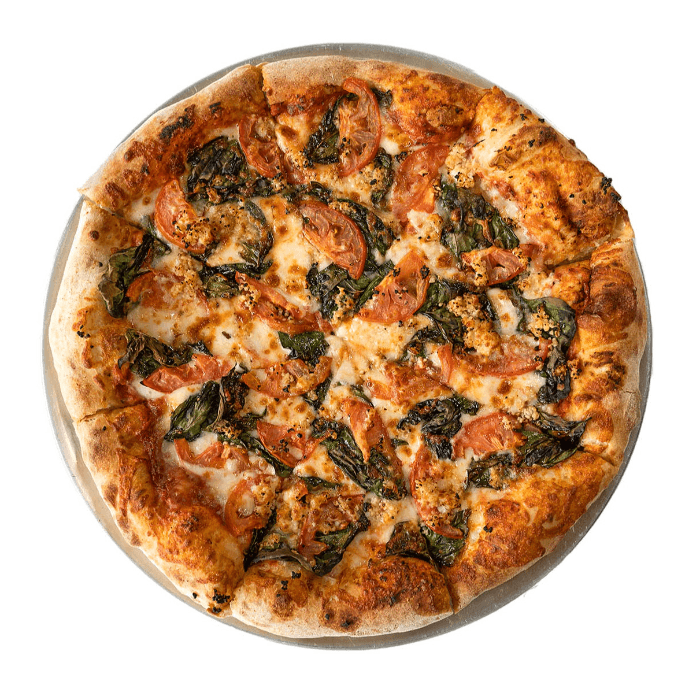 NEW Pesto Chicken Pizza.