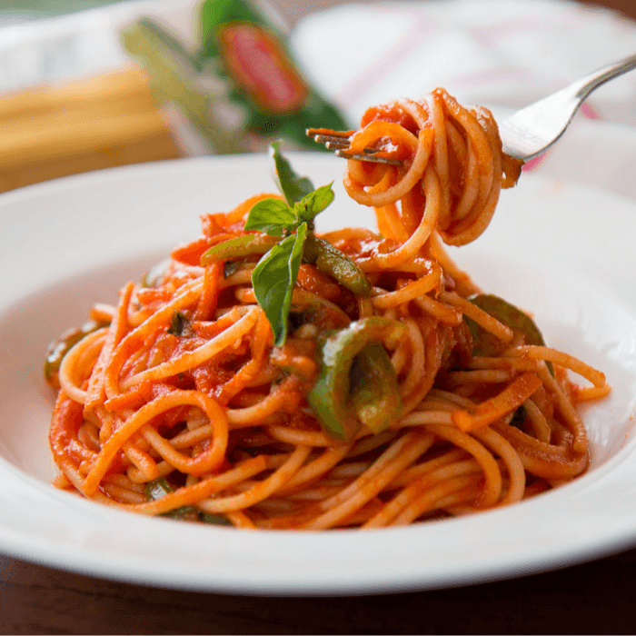 Kids Spaghetti with Red Sauce