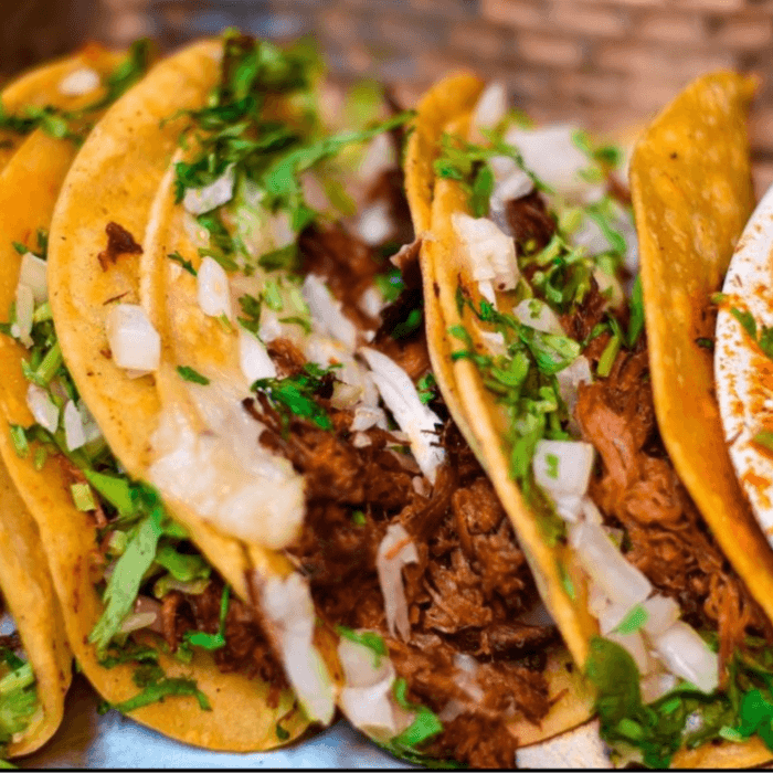 4 Birria Tacos