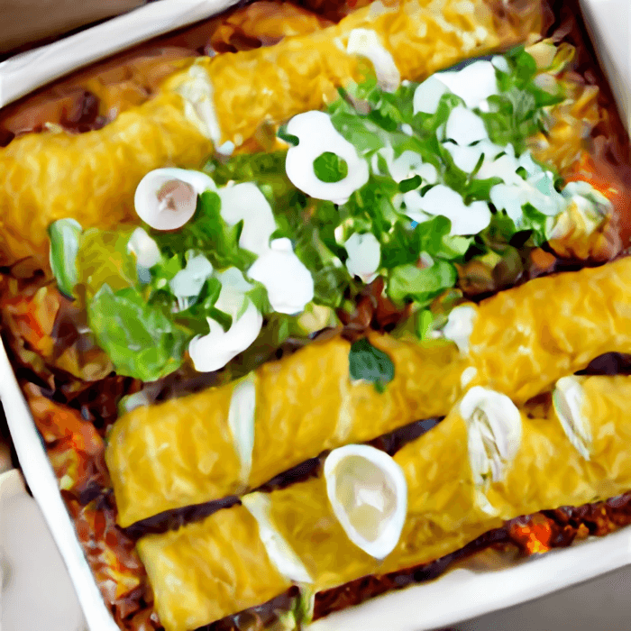 #8. Chicken Enchiladas